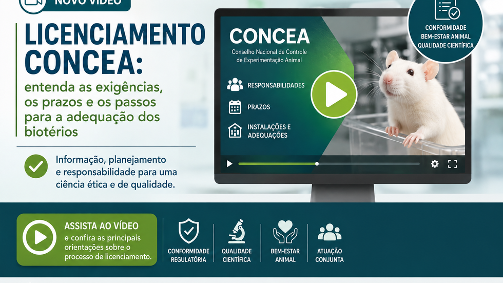 Licenciamento CONCEA: entenda as novas exigências e os prazos para os biotérios